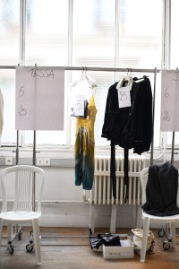 Backstage at Olivier Theyskens RTW Spring 2019