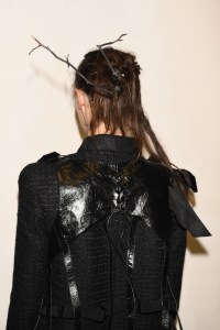 Backstage at Olivier Theyskens RTW Spring 2019