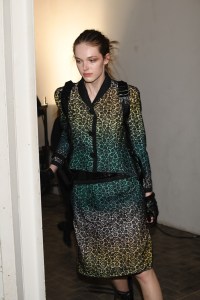 Backstage at Olivier Theyskens RTW Spring 2019
