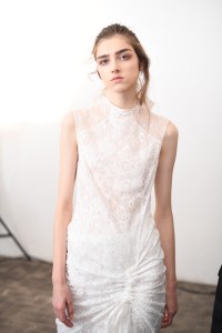 Backstage at Olivier Theyskens RTW Spring 2019