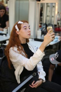 Backstage at Gucci RTW Spring 2019