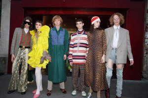 Backstage at Gucci RTW Spring 2019