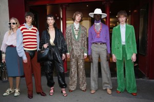 Backstage at Gucci RTW Spring 2019