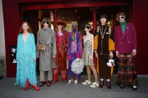 Backstage at Gucci RTW Spring 2019
