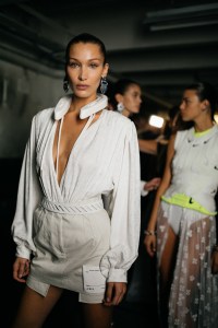 Backstage at Off-White RTW Spring 2019