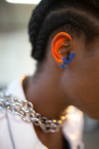 Backstage at Off-White RTW Spring 2019