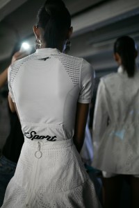 Backstage at Off-White RTW Spring 2019