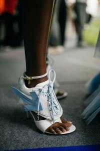 Backstage at Off-White RTW Spring 2019