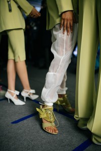 Backstage at Off-White RTW Spring 2019