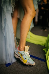 Backstage at Off-White RTW Spring 2019