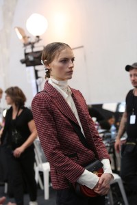 Backstage at Paco Rabanne RTW Spring 2019