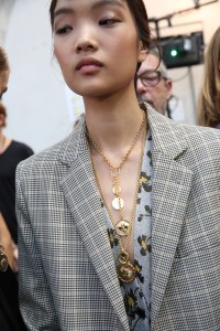 Backstage at Paco Rabanne RTW Spring 2019