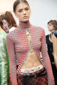 Backstage at Paco Rabanne RTW Spring 2019