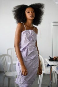Backstage at Afterhomework RTW Spring 2019