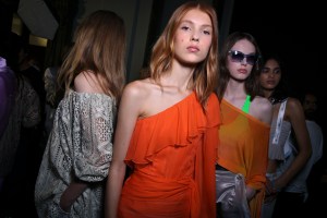Backstage at Blumarine RTW 2019