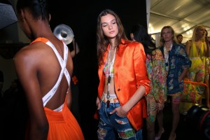 Backstage at Blumarine RTW 2019