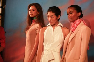 Backstage at Brandon Maxwell RTW Spring 2019