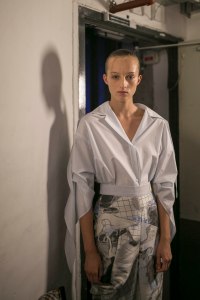 Backstage at Chalayan RTW Spring 2019