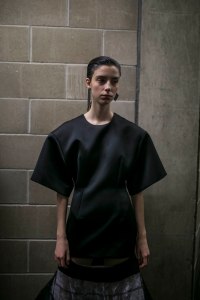 Backstage at Christopher Kane RTW Spring 2019