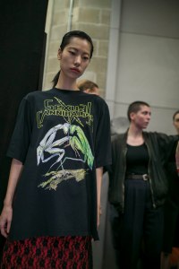 Backstage at Christopher Kane RTW Spring 2019