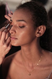 Backstage at Cushnie RTW Spring 2019