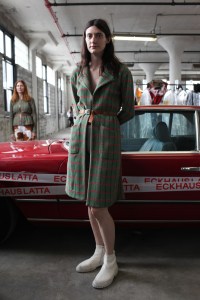 Backstage at Eckhaus Latta RTW Spring 2019