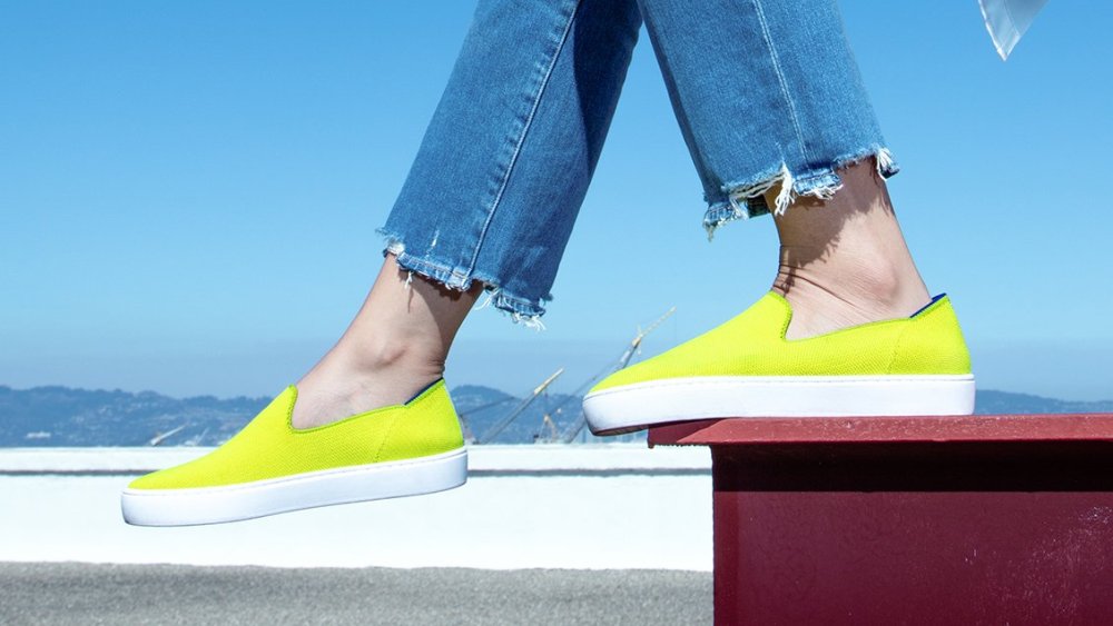 rothy's sneaker close up