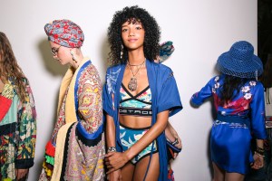 Backstage at Etro RTW Spring 2019