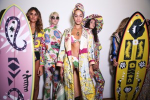 Backstage at Etro RTW Spring 2019