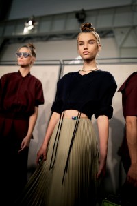 Backstage at Fendi RTW Spring 2019