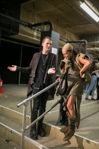 Backstage at Gareth Pugh RTW Spring 2019