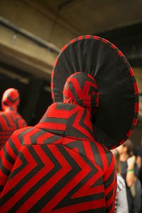 Backstage at Gareth Pugh RTW Spring 2019
