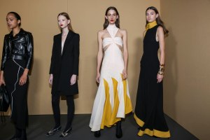 Backstage at Givenchy RTW Spring 2019
