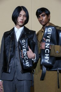 Backstage at Givenchy RTW Spring 2019