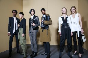 Backstage at Givenchy RTW Spring 2019