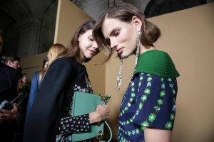Backstage at Givenchy RTW Spring 2019