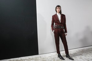 Backstage at Haider Ackermann RTW Spring 2019