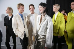 Backstage at Haider Ackermann RTW Spring 2019