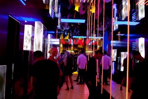 The atmosphere at the A. Human launch party.