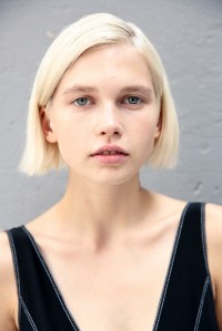 Backstage at Jil Sander RTW Spring 2019
