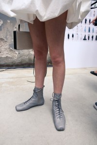 Backstage at Jil Sander RTW Spring 2019