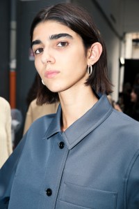 Backstage at Jil Sander RTW Spring 2019