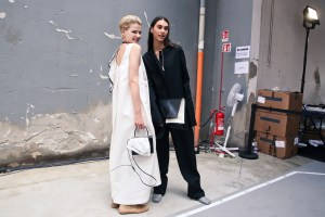 Backstage at Jil Sander RTW Spring 2019