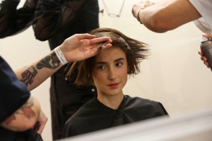 Backstage at Johji Yamamoto RTW Spring 2019