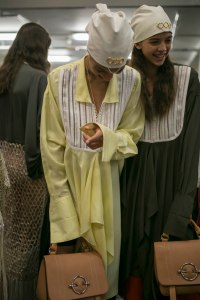 Backstage at JW Anderson RTW Spring 2019