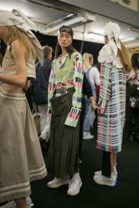 Backstage at JW Anderson RTW Spring 2019