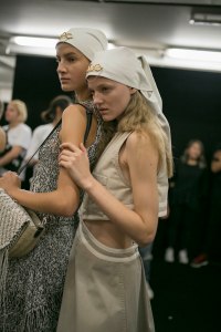 Backstage at JW Anderson RTW Spring 2019