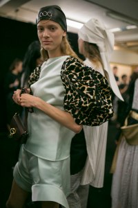 Backstage at JW Anderson RTW Spring 2019