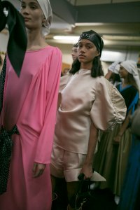 Backstage at JW Anderson RTW Spring 2019