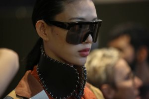 Backstage at Loewe RTW Spring 2019